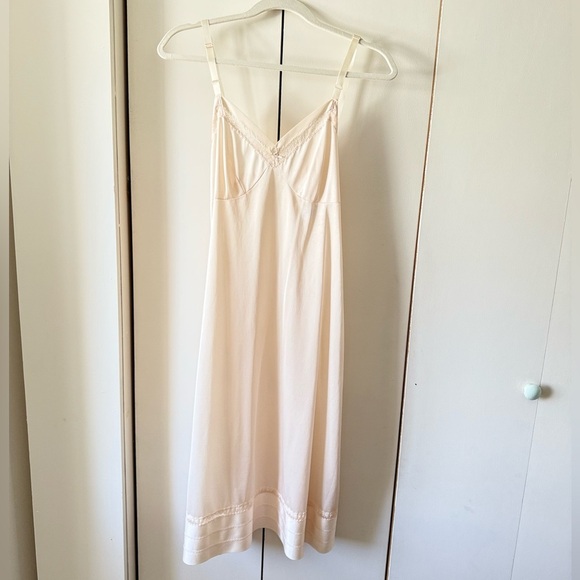 lorraine Other - Vintage Lorraine Elegant Cream Slip Dress - Perfect for bride bridal wedding